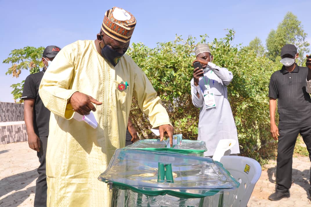 Local Government Poll: Gombe Deputy Governor Casts Vote