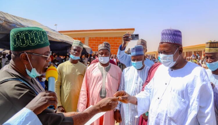 Bagudu distributes new shops to traders, promises to sustain economic activities