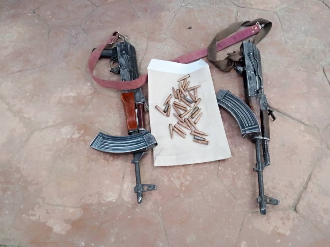 Insecurity: Three repentants bandits surrender Two AK-47 riffles in Zamfara