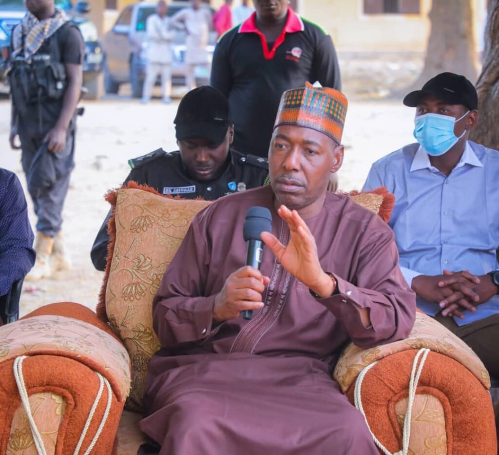 Zulum disburses N343m, food in Ngala 