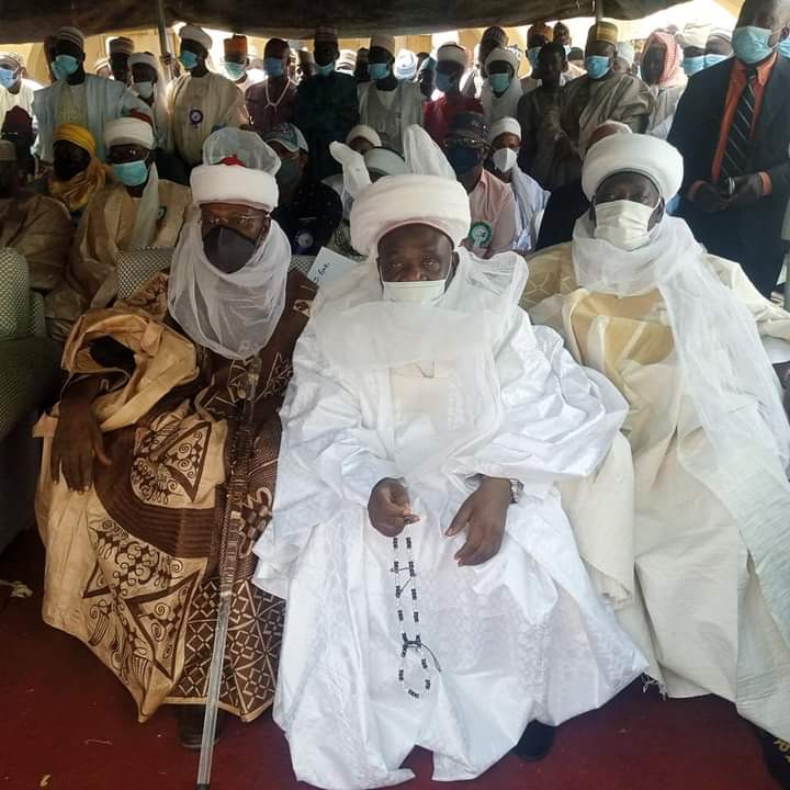 Bagudu graces turbaning of 9 District Heads, 3 traditional title holders by Emir of Gwandu