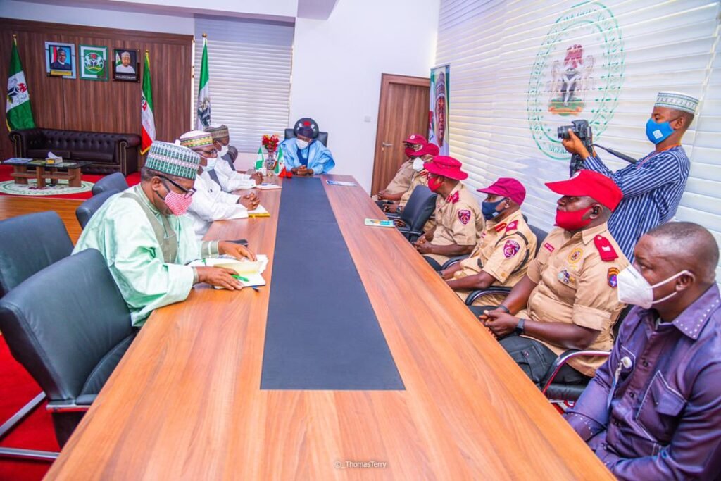GOV FINTIRI WELCOMES NEW FRSC COMMANDANT POSTED TO ADAMAWA