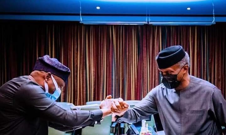 Governor Fintiri Visits Vice President Osinbajo