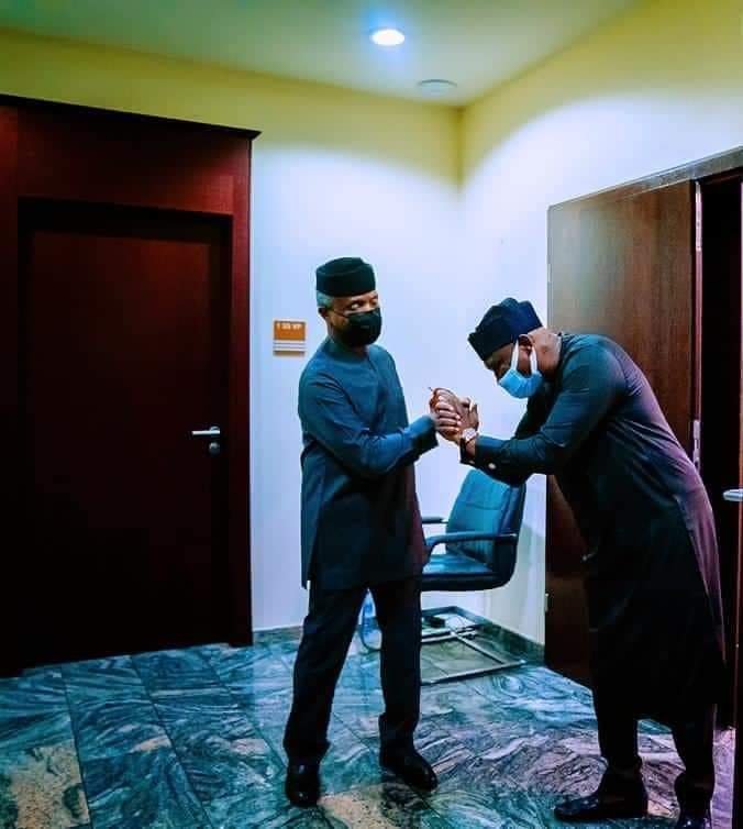 Governor Fintiri Visits Vice President Osinbajo