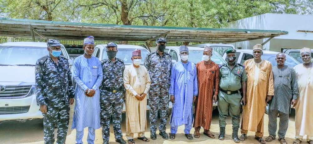 Kebbi Government Donates 10 Hilux Vehicles 30 Motorcycle To Police
