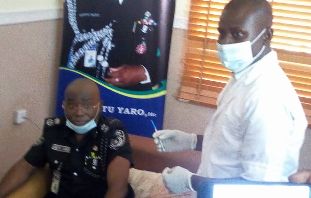 Zamfara Police Commissioner Receives Covid-19 Vaccine