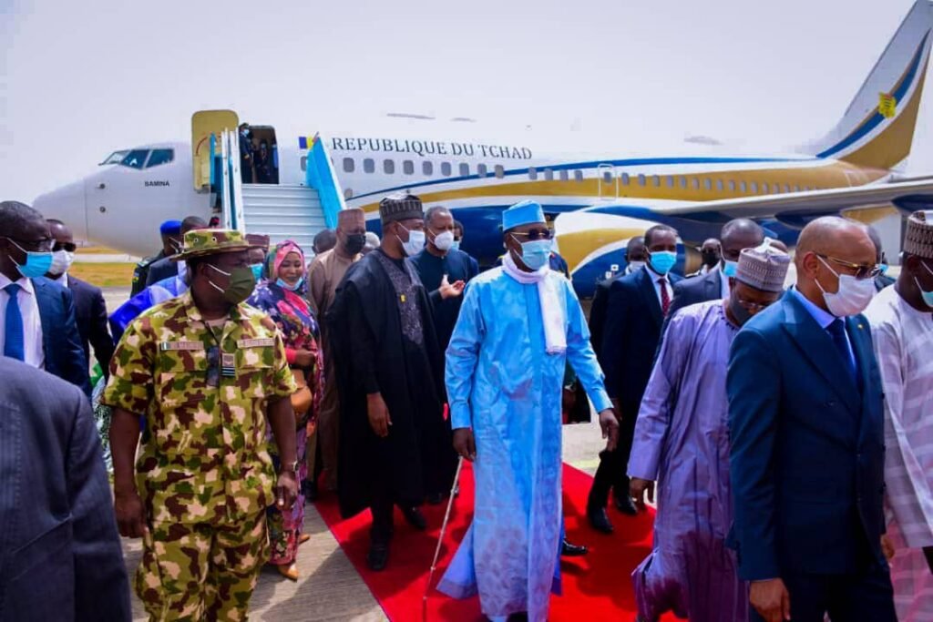 Zulum, Onyeama Receive Chadian President, Idris Deby