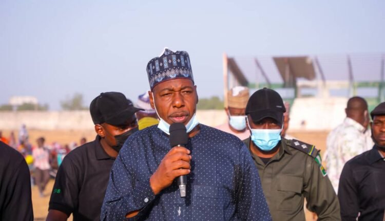 Bama: Zulum Shares N200m, Food To 70,000 Households