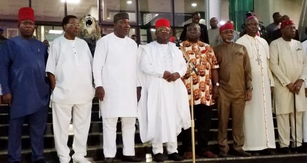 Insecurity: South-East Governors, opinion leaders in closed-door meeting in Enugu