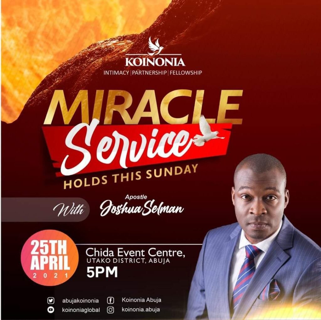 KOINONIA Abuja Miracle Service