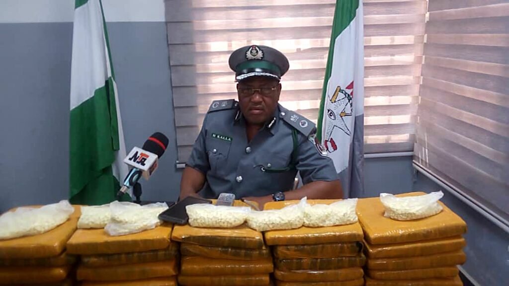 Customs hands over seized Indian hemp, illegal drugs worth N22m to NDLEA in Kebbi