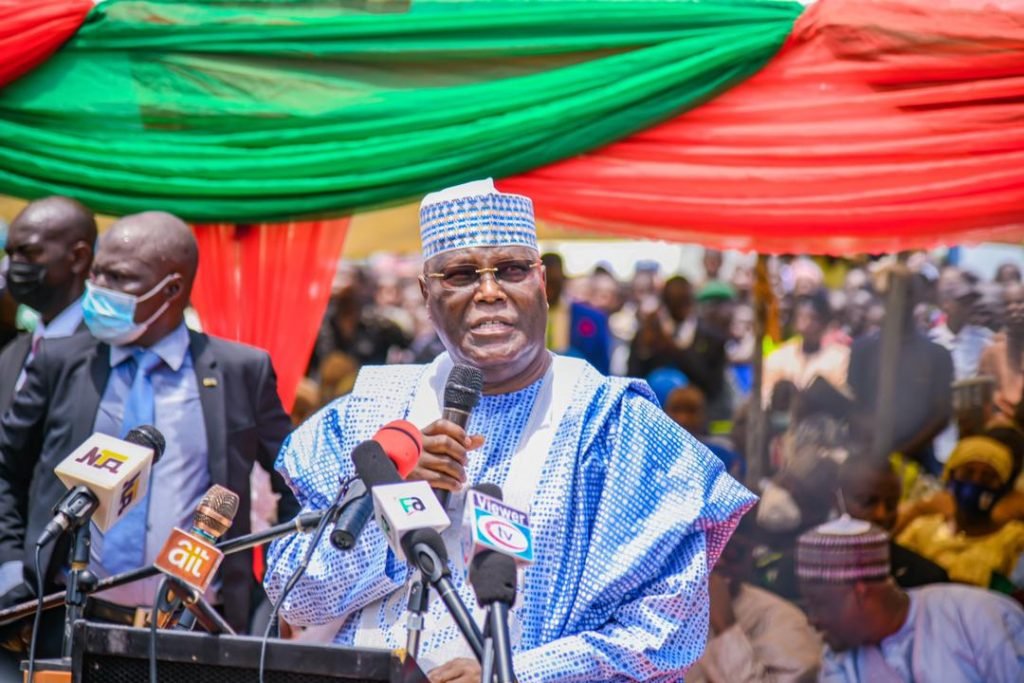 Former Vice President Atiku Commissions Flyover In Yola Constructed By Fintiri