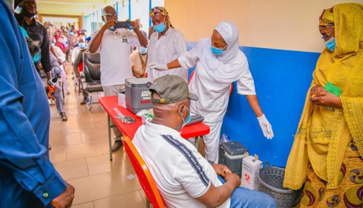 GOV. AUF RECEIVES SECOND DOSE OF COVID 19 VACCINE