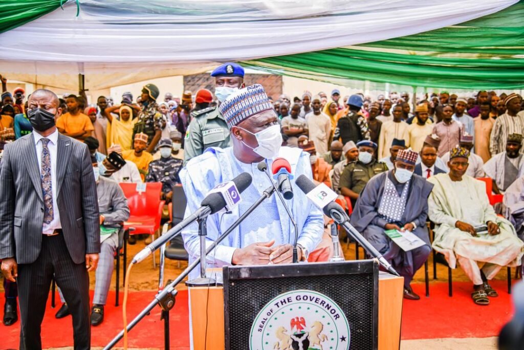 Gov Mohammed of Bauchi Commissions 7.8km Michika Township Roads Executed By Governor Fintiri