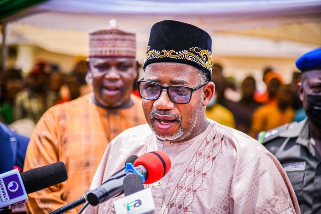 Gov Mohammed of Bauchi Commissions 7.8km Michika Township Roads Executed By Governor Fintiri