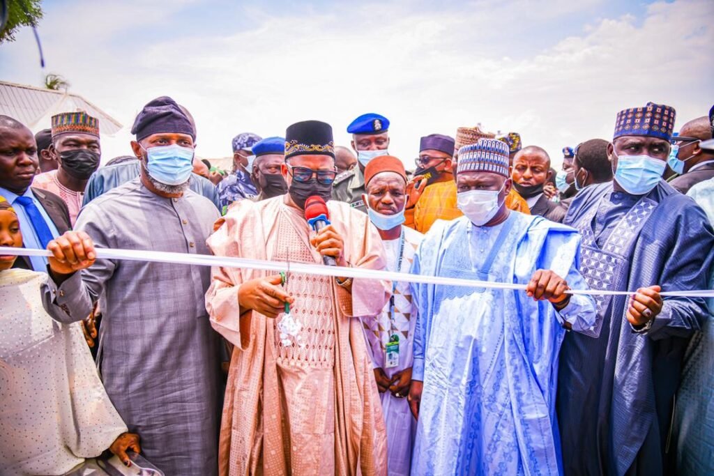 Gov Mohammed of Bauchi Commissions 7.8km Michika Township Roads Executed By Governor Fintiri