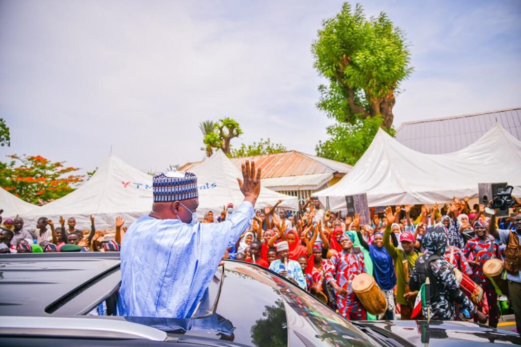 Gov Mohammed of Bauchi Commissions 7.8km Michika Township Roads Executed By Governor Fintiri