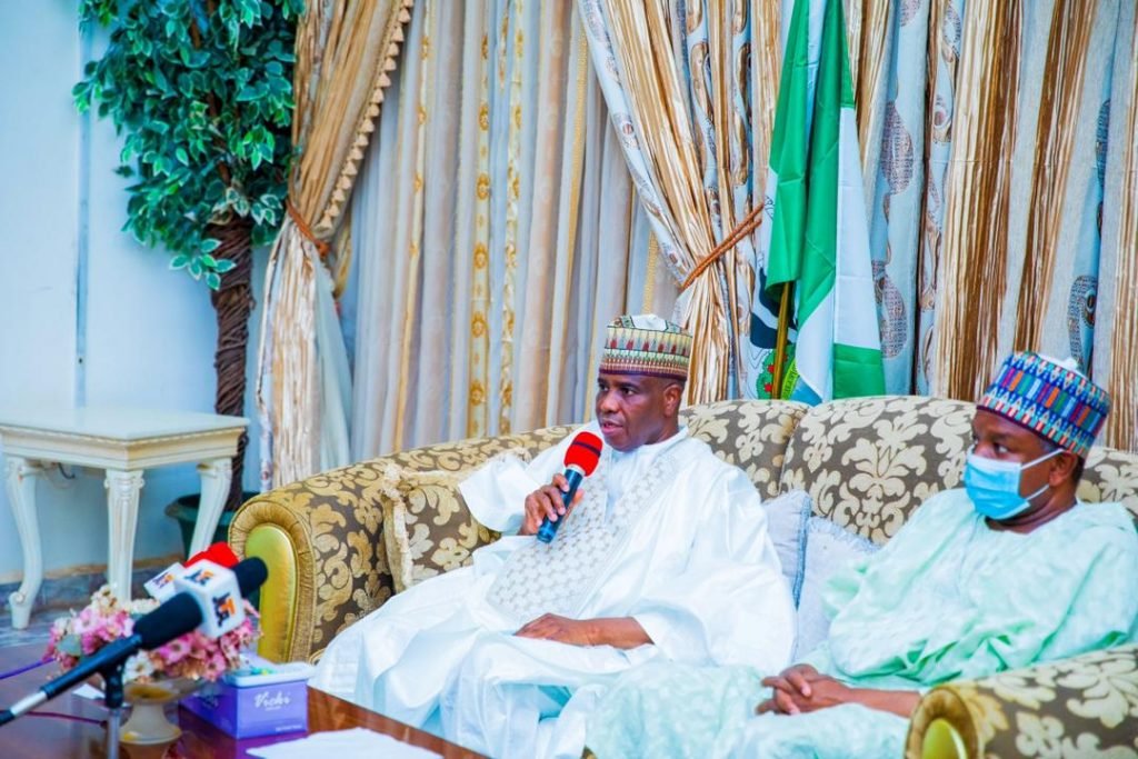 Tambuwal commiserates with Bagudu over boat mishap, donates N40m to victims