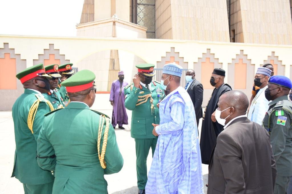 Zulum, Shettima, Kyari join VIPs for funeral of late COAS in Abuja