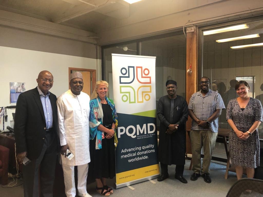 Adamawa State Governor met with the World Medical Relief team in Detroit, United States of America