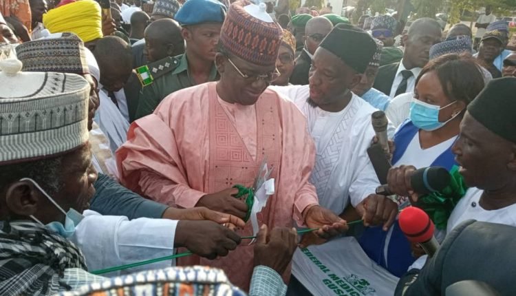 MATAWALLE INAUGURATES N200m ROAD PROJECT, DONATES AMBULANCE TO FMC GUSAU
