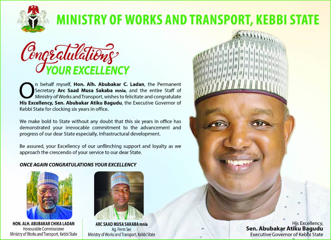 Ministry of Works and Transport Kebbi State