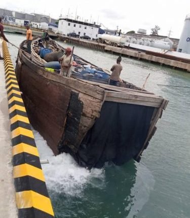 Navy arrests vandals with 210,000 litres of diesel