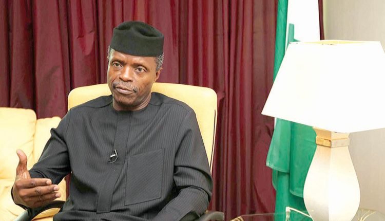 Osinbajo says FG eager to strengthen military, security agencies’ capacities