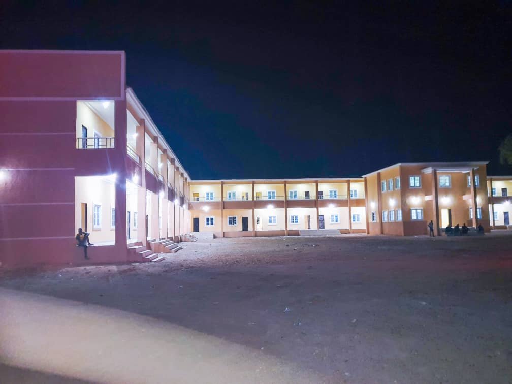 Zulum Opens Health Centre, Technical College in Chibok; Inspects 500 Houses in Damboa