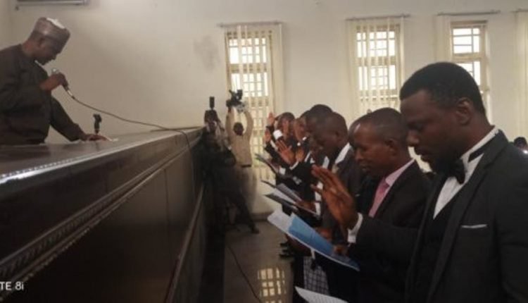 NBA GUSAU BRANCH INAUGURATES NEW EXECUTIVES