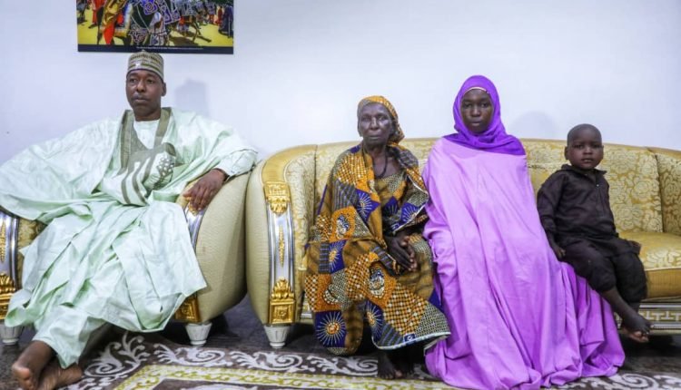 Borno Governor Receives Surrendered Chibok Schoolgirl, Reunites Her with Family