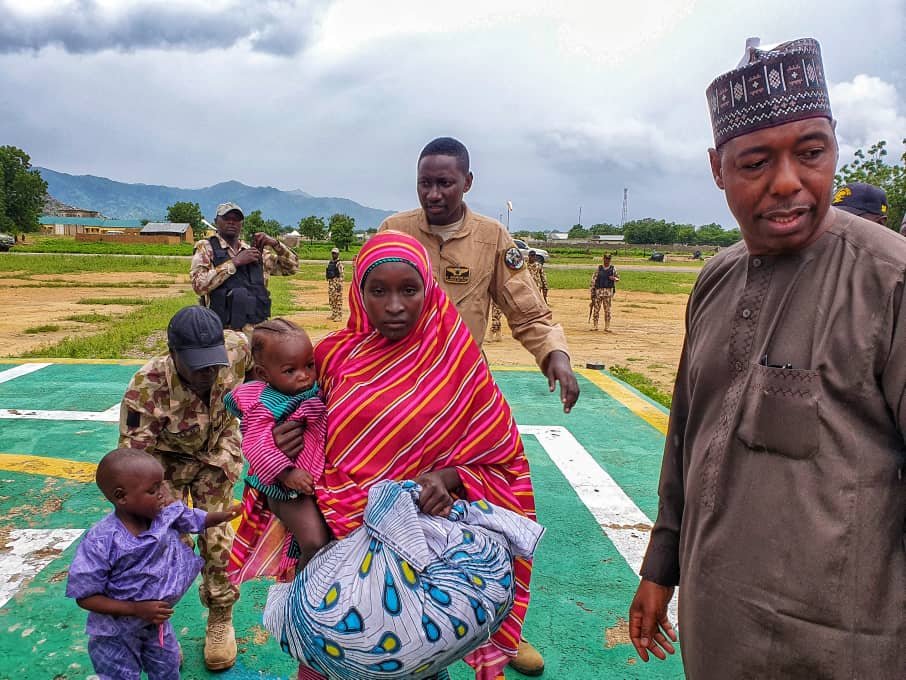 In Gwoza, Zulum Receives Another Chibok Schoolgirl