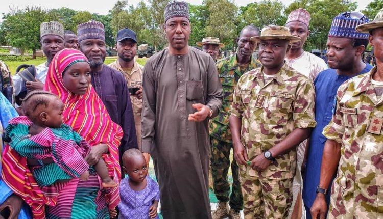In Gwoza, Zulum Receives Another Chibok Schoolgirl