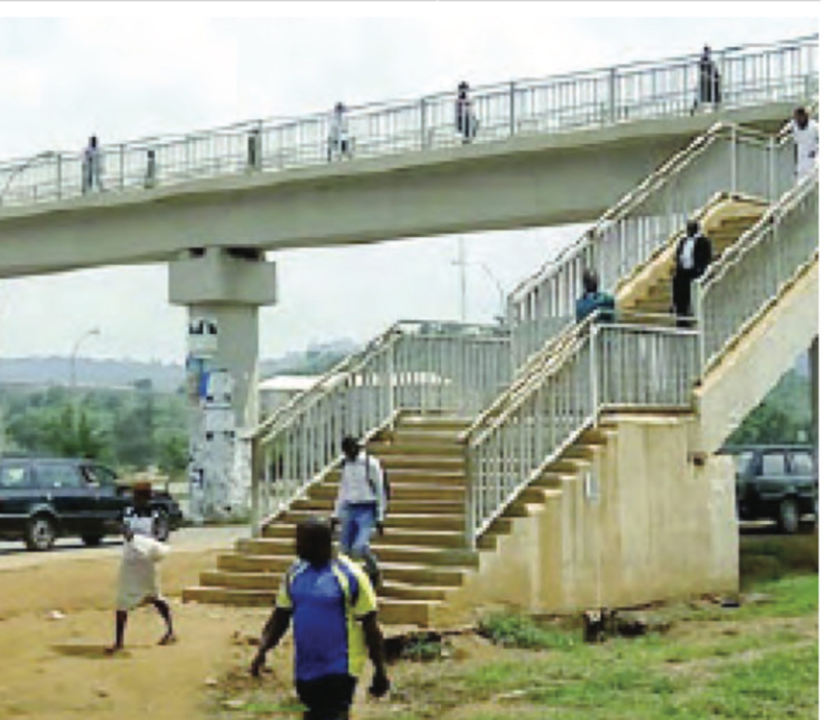 Why most people in the FCT do not use pedestrian bridges 