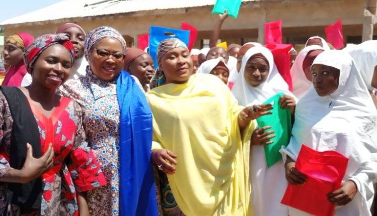 NAWOJ distributes learning materials to 100 girls in Bauchi