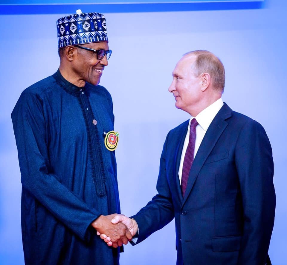 Putin congratulates Buhari on Independence Day