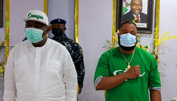 Gov. Ugwuanyi honours BBN winner, Whitemoney