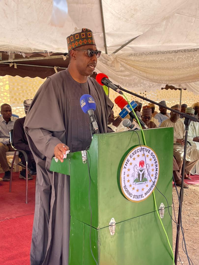 Day 2 in Southern Borno: Zulum Commissions Schools, Hospital in Kwaya Kusar