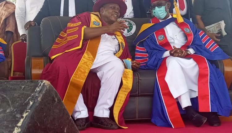 Gen. Tarfa, Okowa bag honorary doctorate degrees as Taraba Vasity graduates 8,525