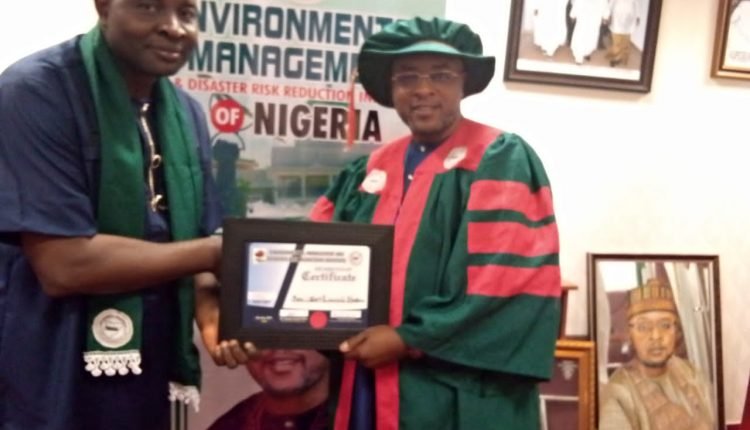 SENATOR DAN'IYA CONFERRED WITH EMDRRI FELLOWSHIP CERTIFICATE