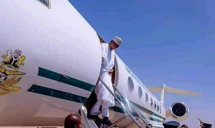 Gov. Bagudu welcomes President Buhari in Sokoto 