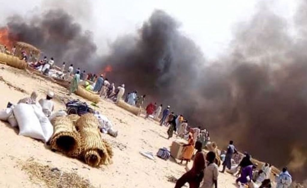 1 dies, 17 injured as fire destroys Borno IDPs Camp