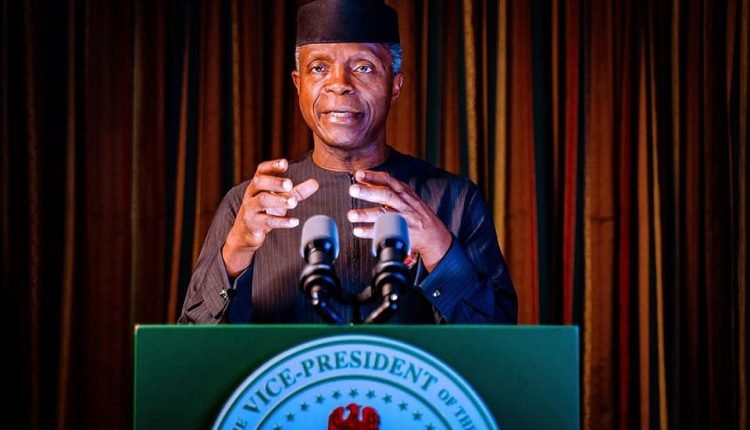 World class shared facility for MSMEs in Borno underway –Osinbajo