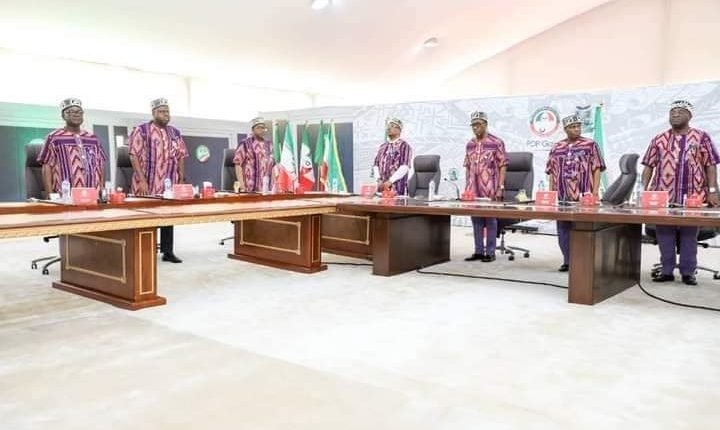 COMMUNIQUE ISSUED BY THE PDP GOVERNORS’ FORUM AT THE END OF THEIR MEETING AT ABA, ABIA STATE OF NIGERIA 