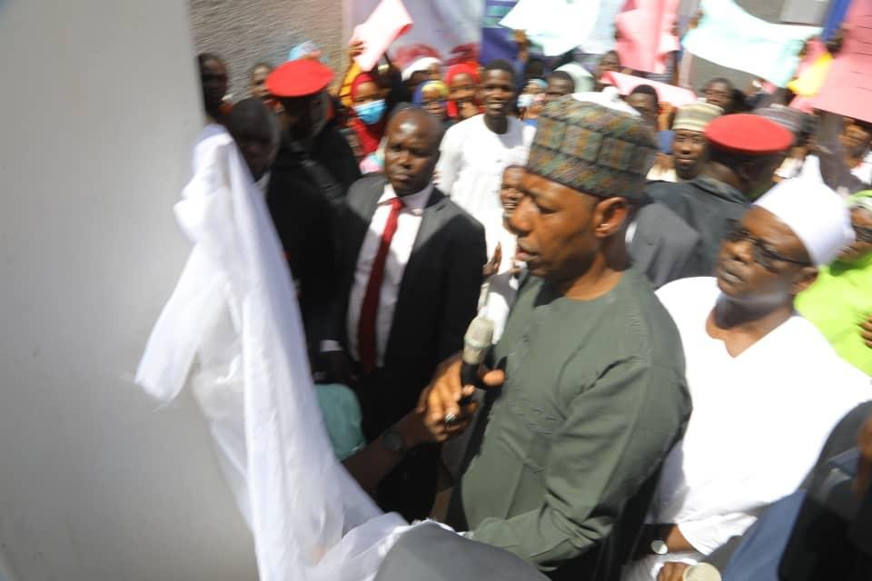 At commissioning, Zulum rejects naming of school project after him
