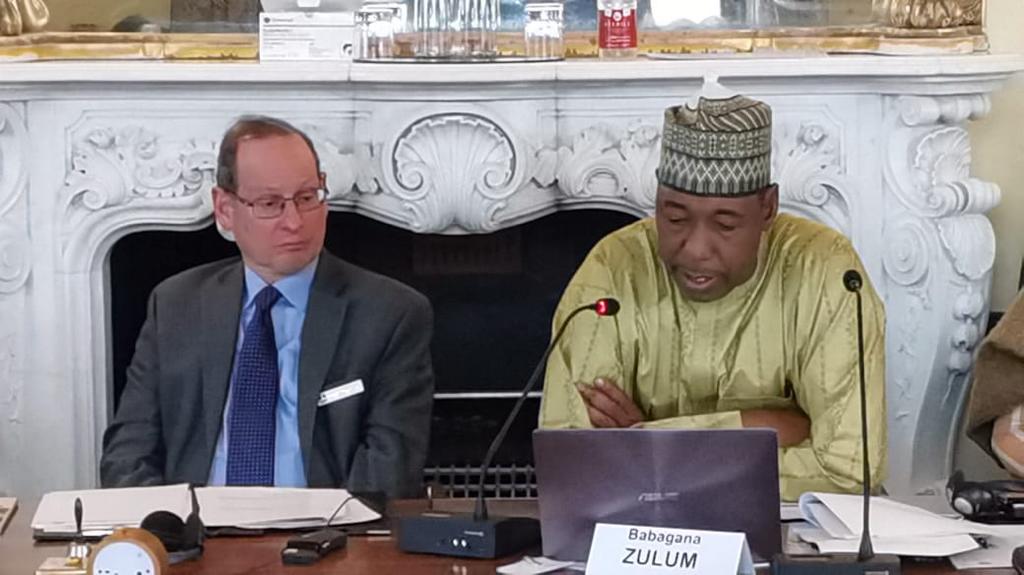 Zulum addresses multinationals as UK hosts conference on Boko Haram/ISWAP surrender 