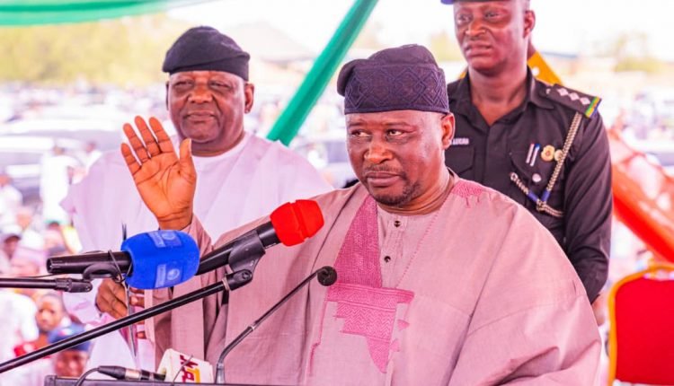 Fintiri swears in 21 LG chairmen and announces a bid for a second term.