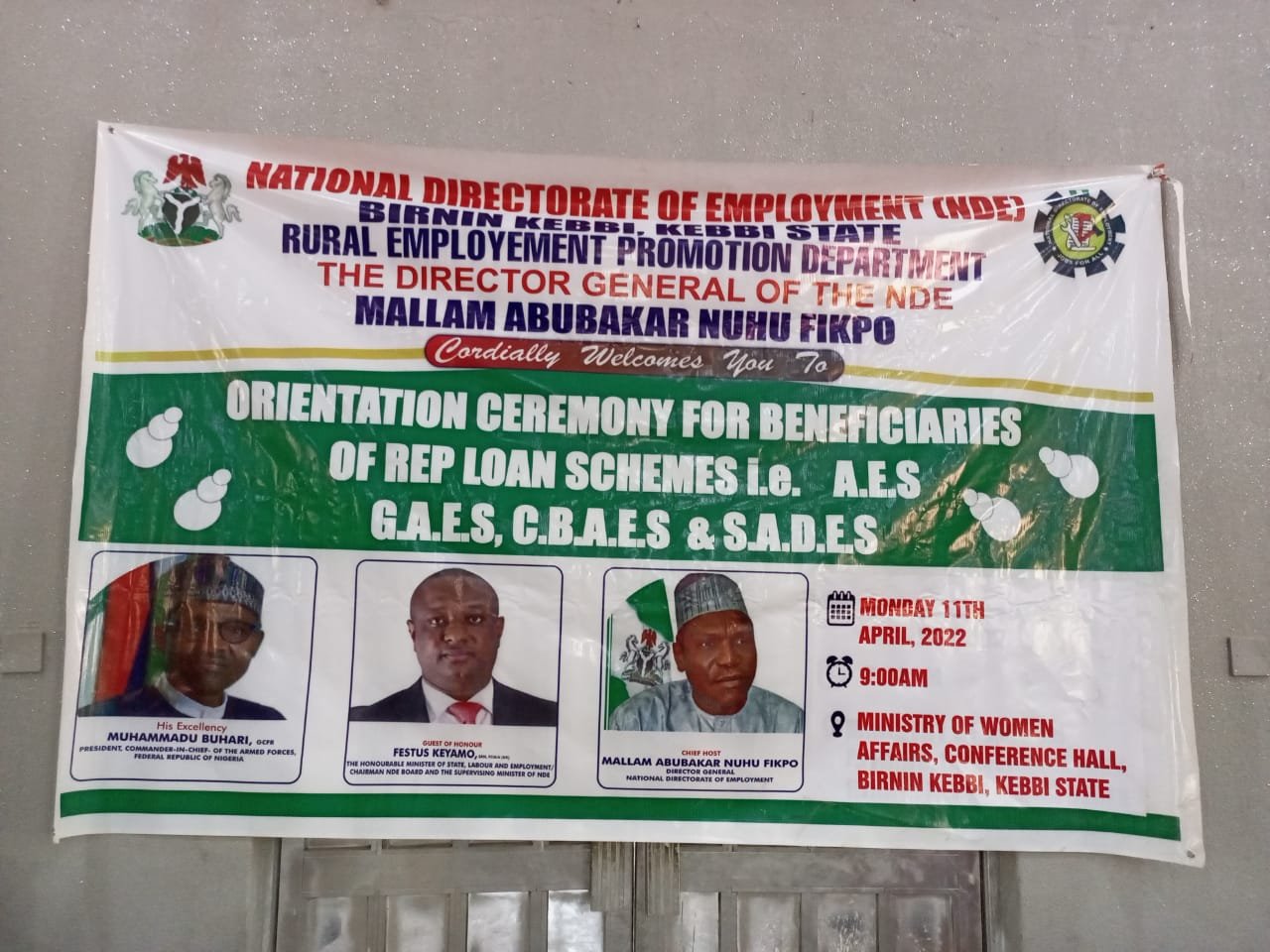 NDE disburses N14.6m agriculture loans to Kebbi youths