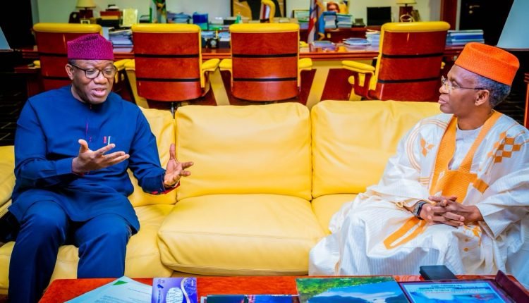 NGF Chairman and Gov of Ekiti State, Dr Kayode Fayemi,led a two man delegation of the Forum to Kaduna State