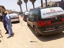 Sen. Bwacha Donates Vehicles to 16 Local Government APC offices in Taraba